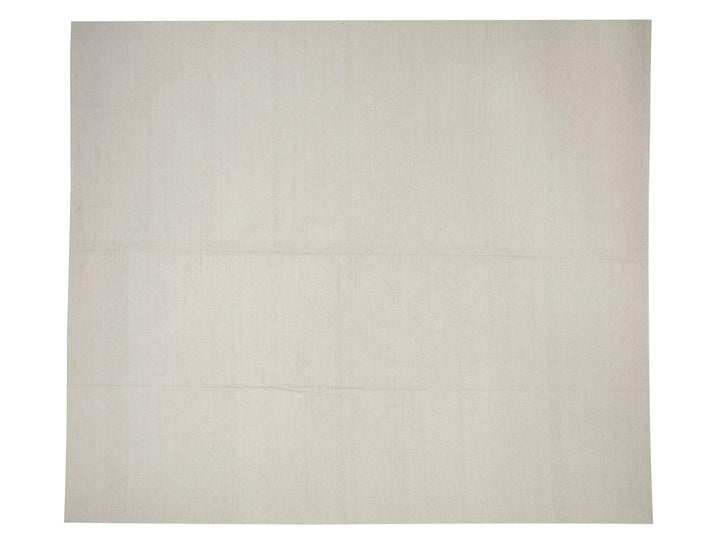 Beige Turkish Kilim Rug 11' 6" x 15' 3" Flat-Weave | No. VR16788