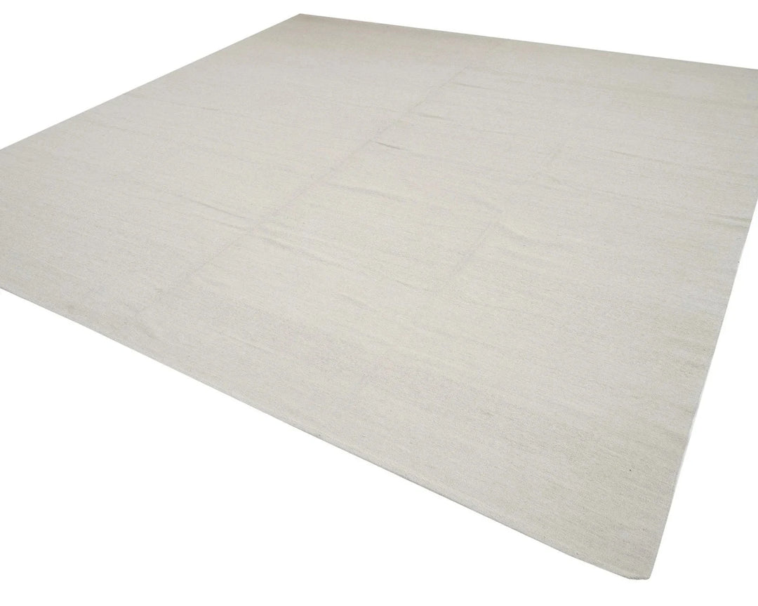 Beige Turkish Kilim Rug 11' 6" x 15' 3" Flat-Weave | No. VR16788