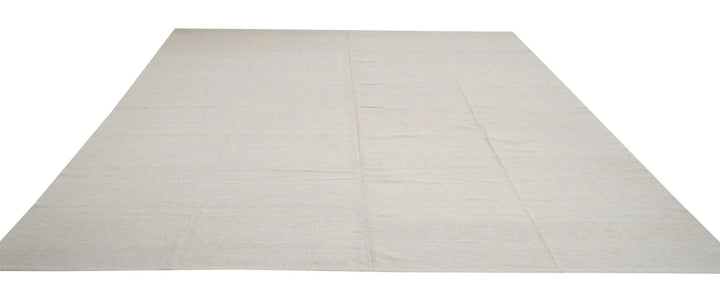 Beige Turkish Kilim Rug 11' 6" x 15' 3" Flat-Weave | No. VR16788