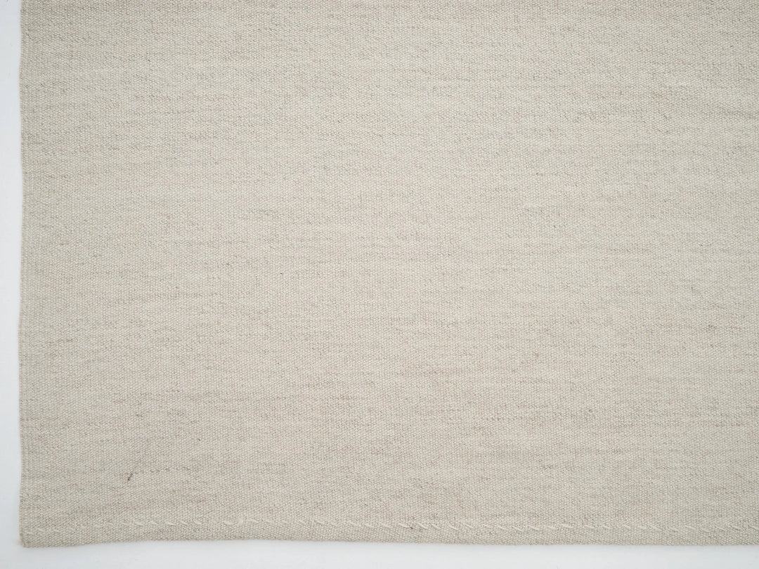 Beige Turkish Kilim Rug 11' 6" x 15' 3" Flat-Weave texture