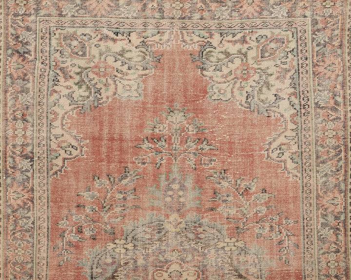 Multicolor Turkish Oushak Rug 5' 11" x 10' Hand-Knotted | No. VR16935