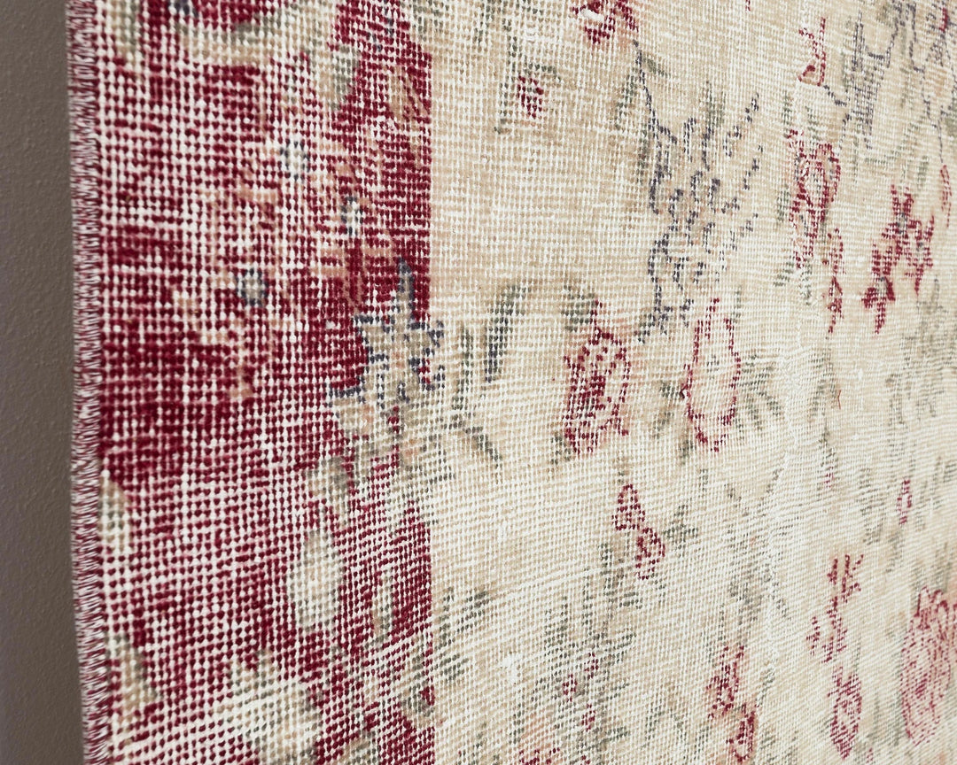 Multicolor Turkish Oushak Rug 6' 5" x 9' 10" Hand-Knotted | No. VR17088