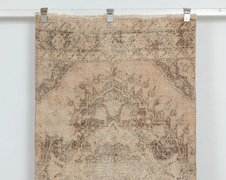 Beige Turkish Oushak Rug 2'11" x 12'8" Hand-Knotted view