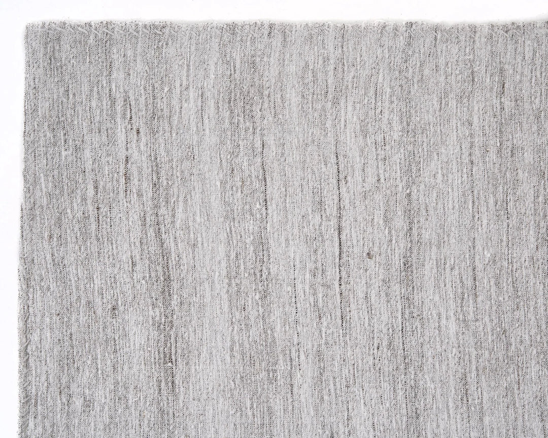 Gray Turkish Kilim Rug 5' 9" x 9' 2" Flat-Weave | No. VR17296