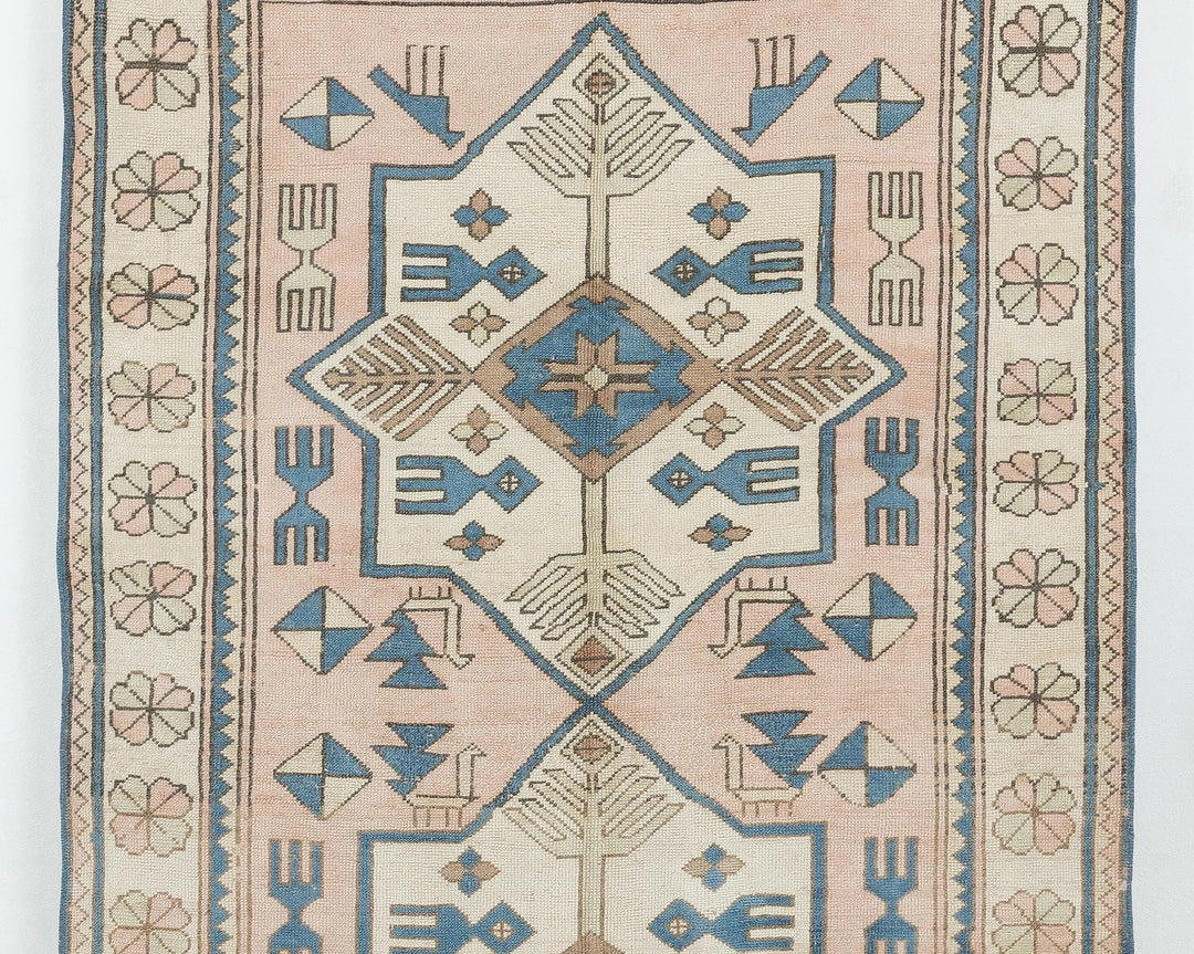 Multicolor Turkish Oushak Rug 5' x 8' Hand-Knotted | No. VR17379