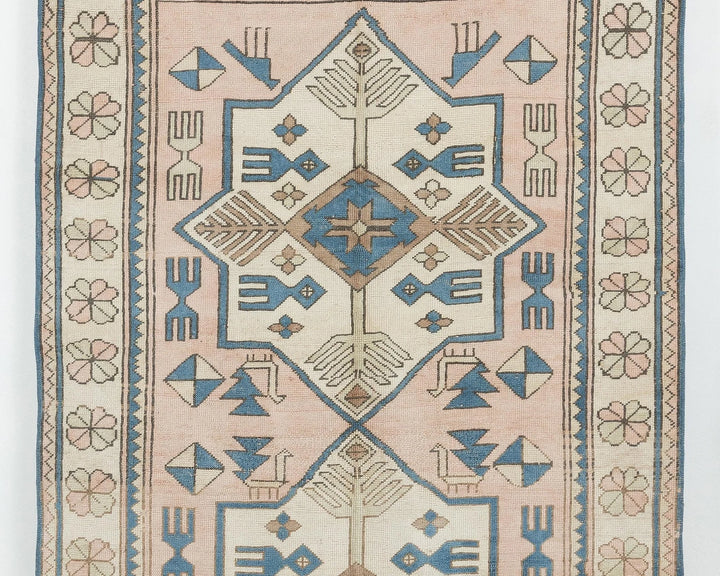 Multicolor Turkish Oushak Rug 5' x 8' Hand-Knotted | No. VR17379