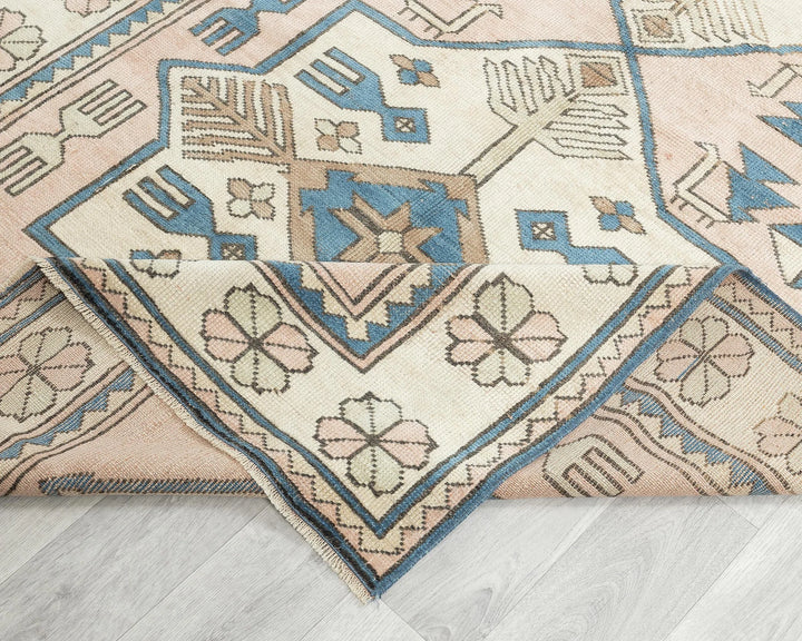 Multicolor Turkish Oushak Rug 5' x 8' Hand-Knotted | No. VR17379