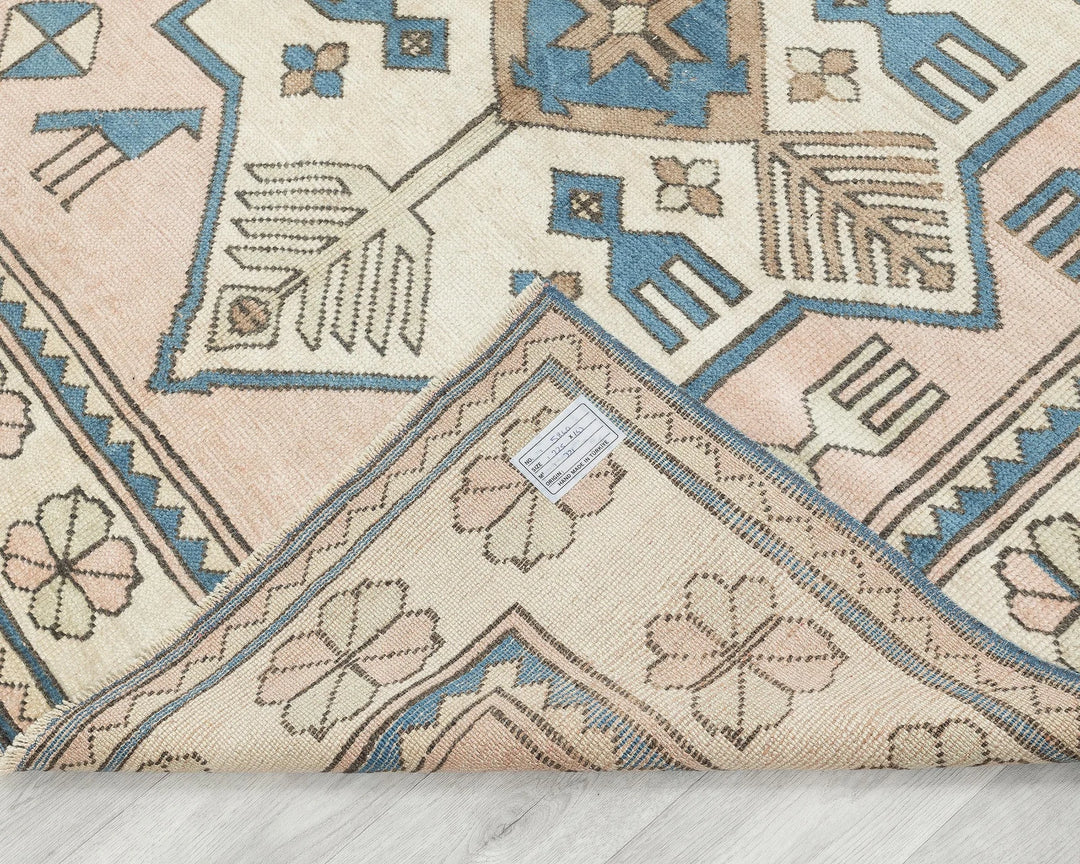 Multicolor Turkish Oushak Rug 5' x 8' Hand-Knotted | No. VR17379