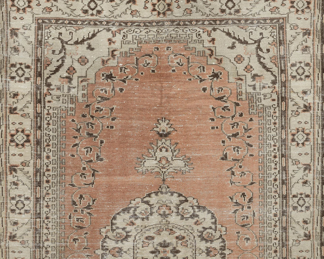 Multicolor Turkish Oushak Rug 6' 3" x 9' 8" Hand-Knotted view