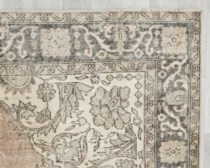 Multicolor Turkish Oushak Rug 6' 3" x 9' 10" Hand-Knotted | No. VR17527