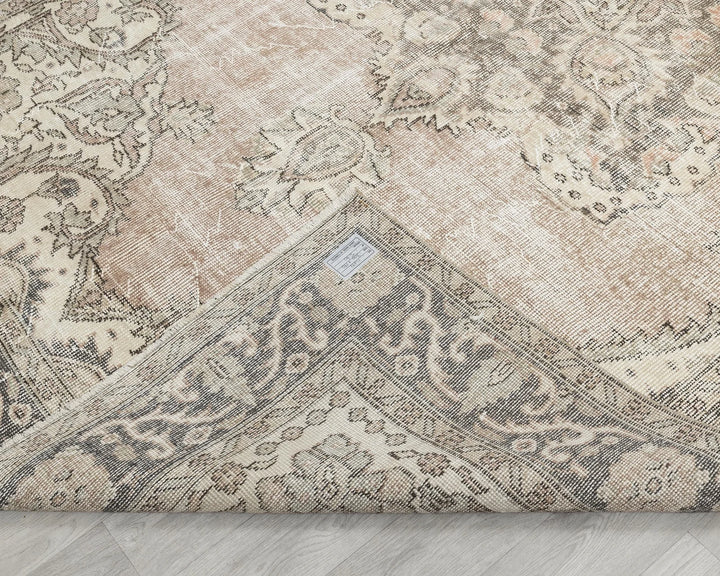 Multicolor Turkish Oushak Rug 6' 3" x 9' 10" Hand-Knotted | No. VR17527