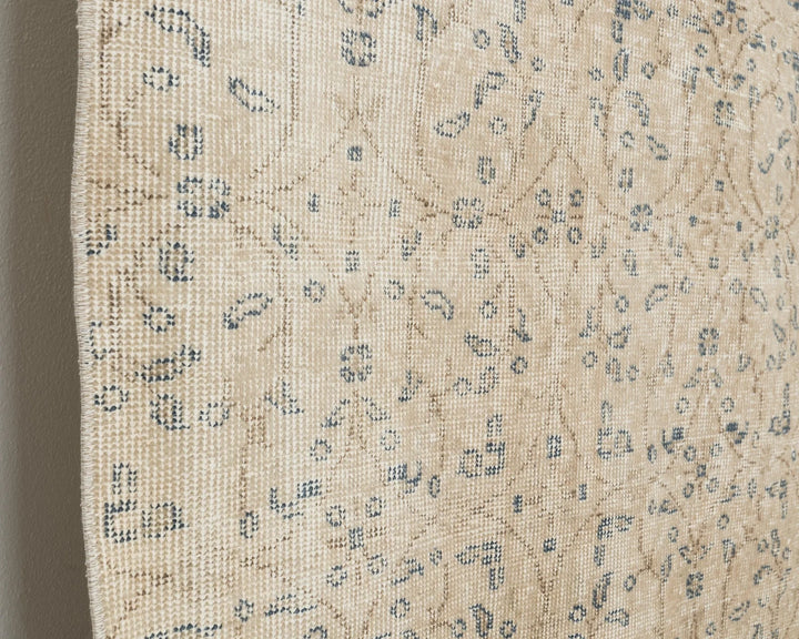 Multicolor Turkish Oushak Rug 6' 6" x 9' 7" Hand-Knotted | No. VR17640