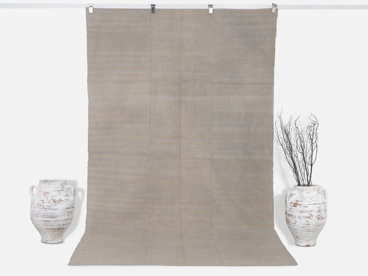 Beige Kilim Rug 5' 7" x 8' 11" | No. VR17737
