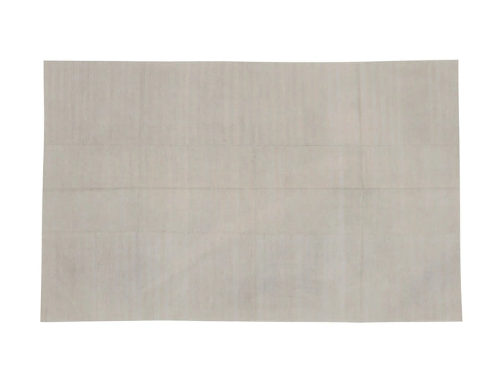 Beige Turkish Kilim Rug 5' 7" x 8' 11" Flat-Weave | No. VR17737