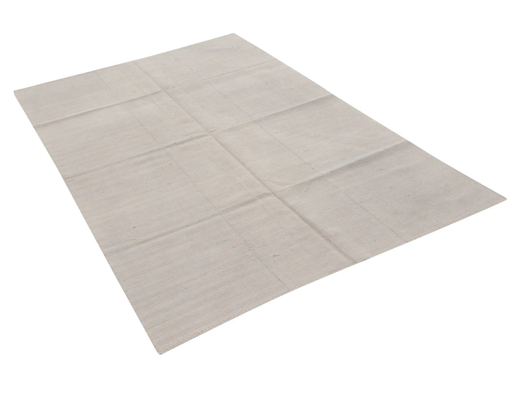 Beige Kilim Rug 5' 7" x 8' 11" | No. VR17737