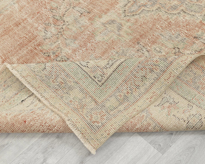 Multicolor Turkish Oushak Rug 5' 8" x 9' 1" Hand-Knotted | No. VR17962