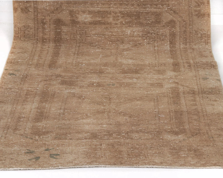 Multicolor Turkish Oushak Rug 3' 2" x 11' 4" Hand-Knotted | No. VR17990
