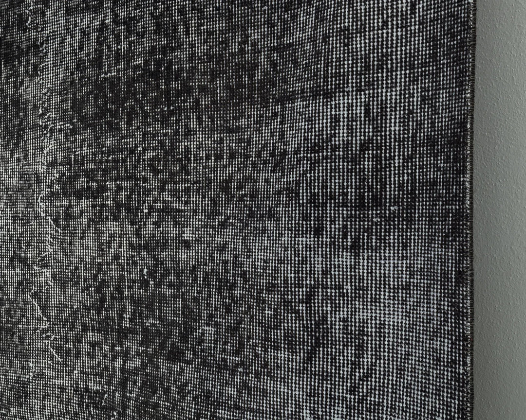 Black Turkish Oushak Rug 0' x 11' 2" Hand-Knotted | No. VR18034