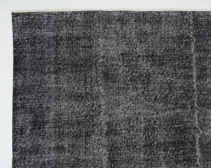 Black Turkish Oushak Rug 0' x 11' 2" Hand-Knotted | No. VR18034