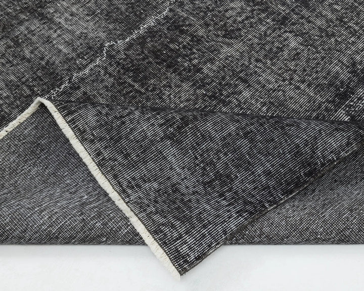 Black Turkish Oushak Rug 0' x 11' 2" Hand-Knotted | No. VR18034