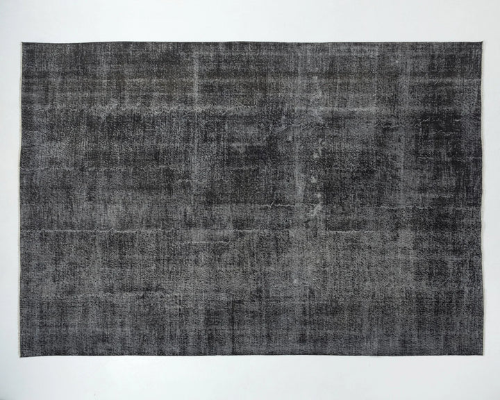 Black Turkish Oushak Rug 0' x 11' 2" Hand-Knotted | No. VR18034