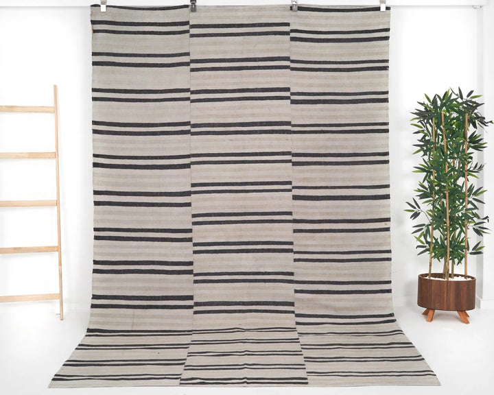 Multicolor Turkish Kilim Rug 6' 2" x 9' 6" Flat-Weave | No. VR18184