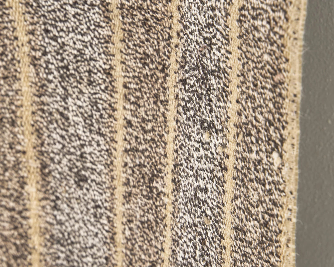 Gray Turkish Kilim Rug 4' 11" x 7' 1" Flat-Weave | No. VR18205