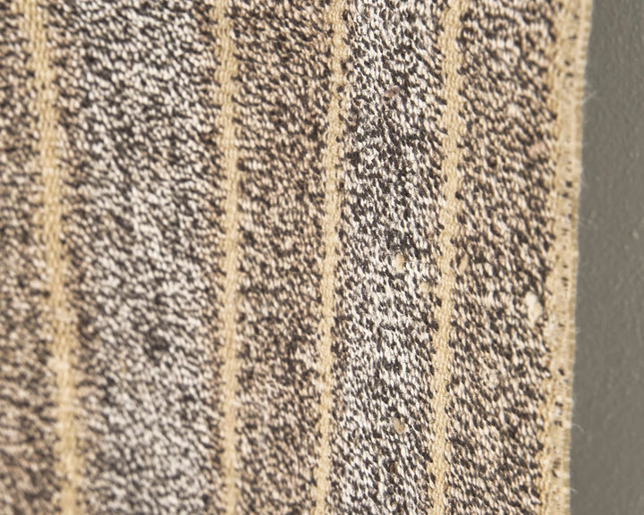Gray Turkish Kilim Rug 4' 11" x 7' 1" Flat-Weave | No. VR18205