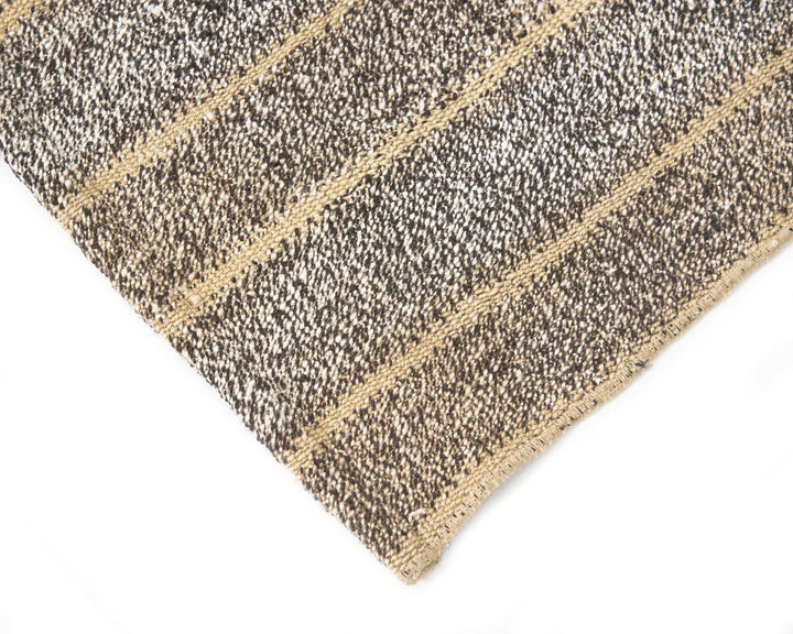 Gray Turkish Kilim Rug 4' 11" x 7' 1" Flat-Weave | No. VR18205