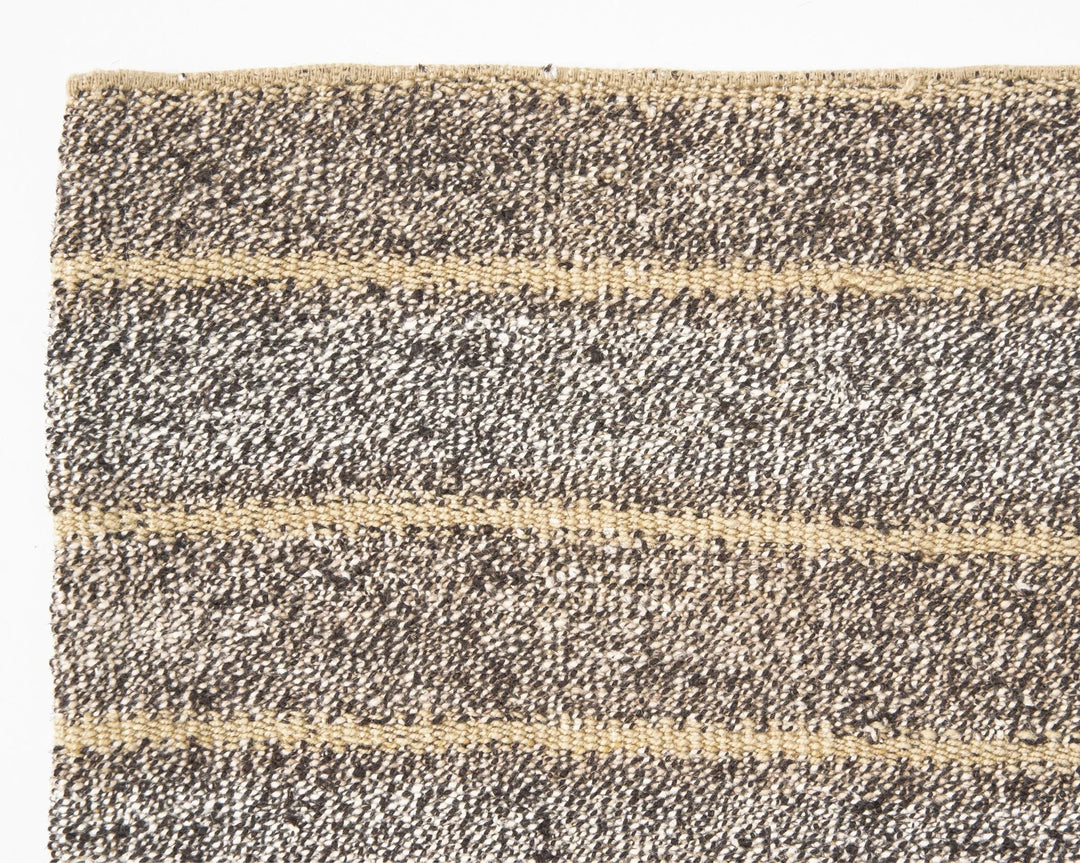 Gray Turkish Kilim Rug 4' 11" x 7' 1" Flat-Weave | No. VR18205