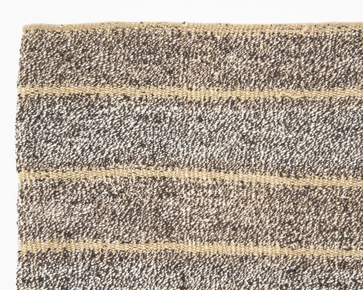 Gray Turkish Kilim Rug 4' 11" x 7' 1" Flat-Weave | No. VR18205