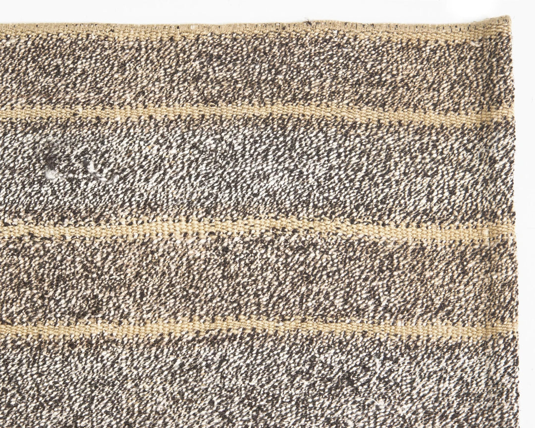 Gray Turkish Kilim Rug 4' 11" x 7' 1" Flat-Weave | No. VR18205