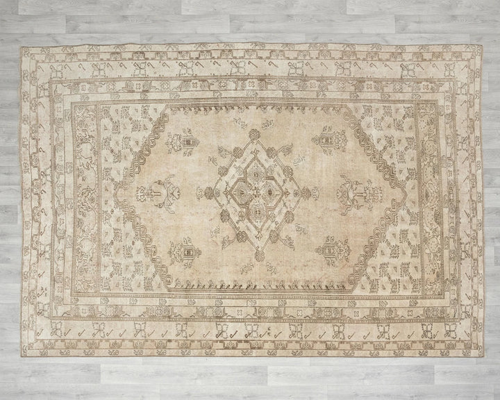Multicolor Turkish Oriental Rug 6'7" x 9'2" Hand-Knotted | No. VR18215