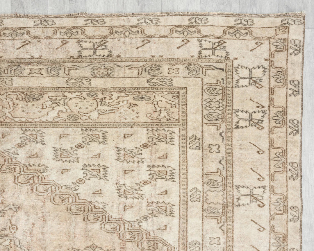 Multicolor Turkish Oriental Rug 6'7" x 9'2" Hand-Knotted | No. VR18215