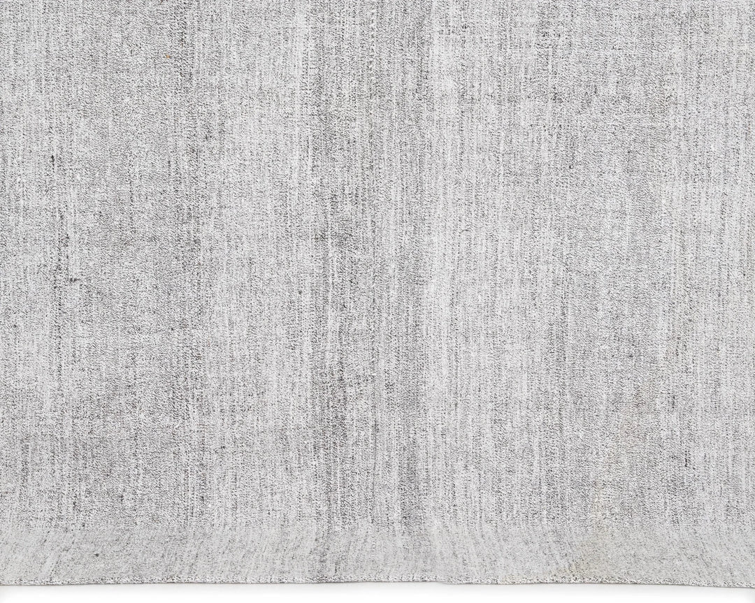 Gray Turkish Kilim Rug 5'1" x 7'6" Flat-Weave | No. VR18235