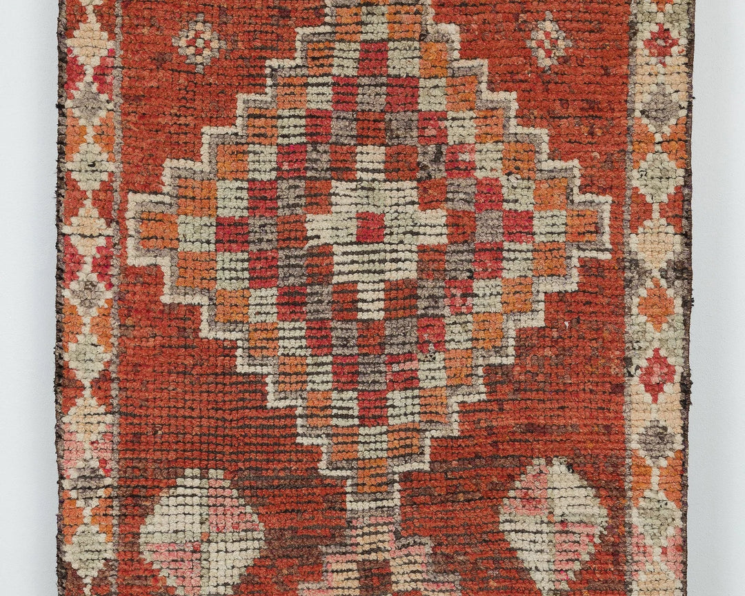 Multicolor Turkish Oushak Rug 2'11" x 11'6" Hand-Knotted | No. VR18299