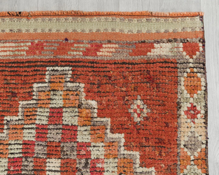 Multicolor Turkish Oushak Rug 2'11" x 11'6" Hand-Knotted | No. VR18299