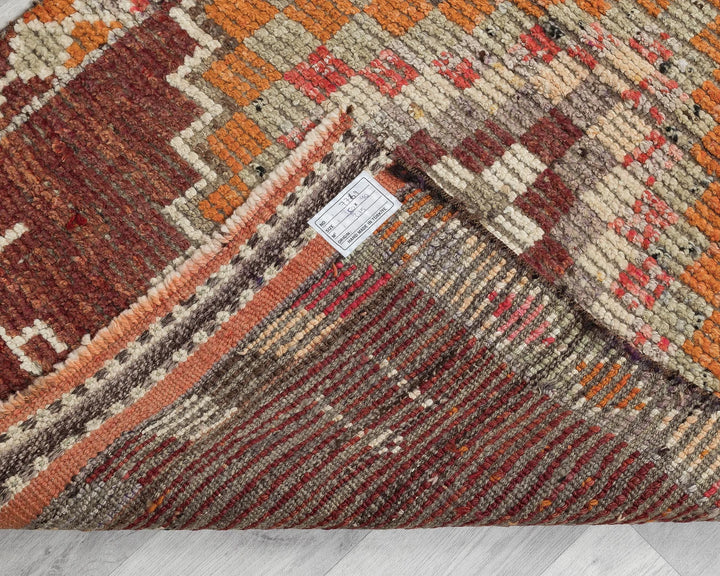 Multicolor Turkish Oushak Rug 2'11" x 11'6" Hand-Knotted | No. VR18299
