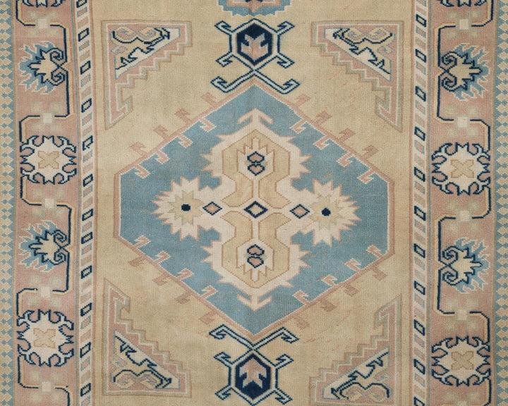 Multicolor Turkish Oushak Rug 7' 4" x 4' 11" Hand-Knotted | No. VR18329