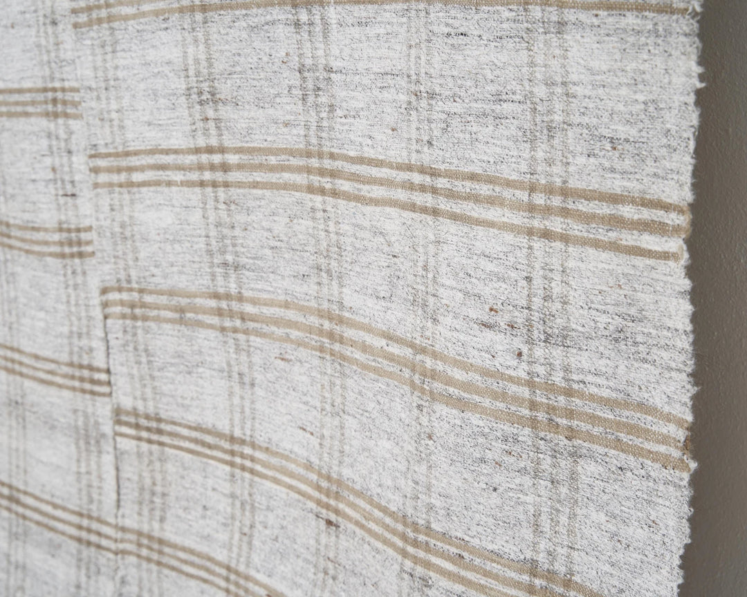 Gray Turkish Kilim Rug 6' 4" x 9' 10" Flat-Weave | No. VR18451