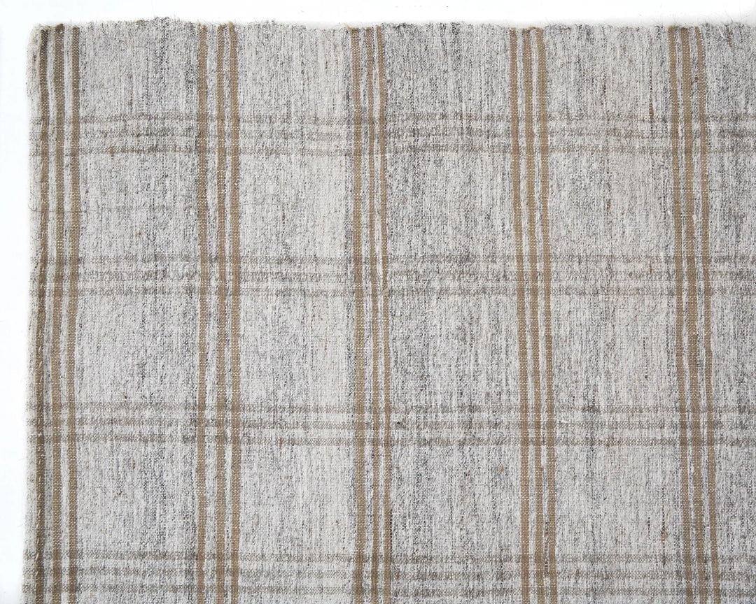 Gray Turkish Kilim Rug 6' 4" x 9' 10" Flat-Weave | No. VR18451
