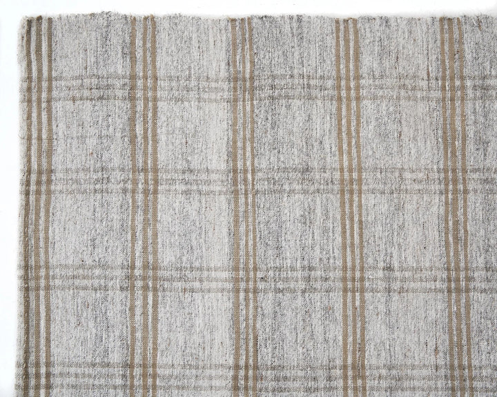 Gray Turkish Kilim Rug 6' 4" x 9' 10" Flat-Weave | No. VR18451
