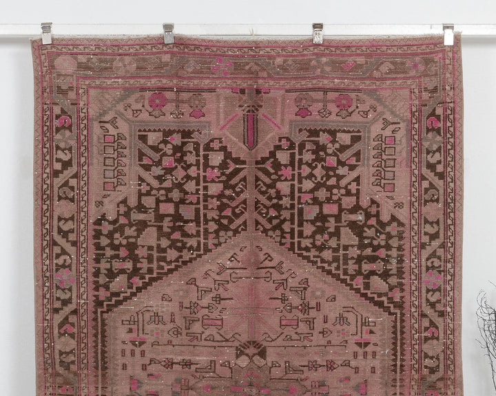 Multicolor Turkish Oushak Rug 5' 2" x 8' 10" Hand-Knotted | No. VR18509