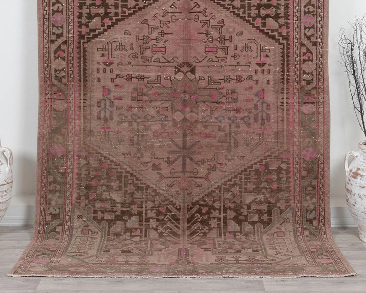 Multicolor Turkish Oushak Rug 5' 2" x 8' 10" Hand-Knotted | No. VR18509