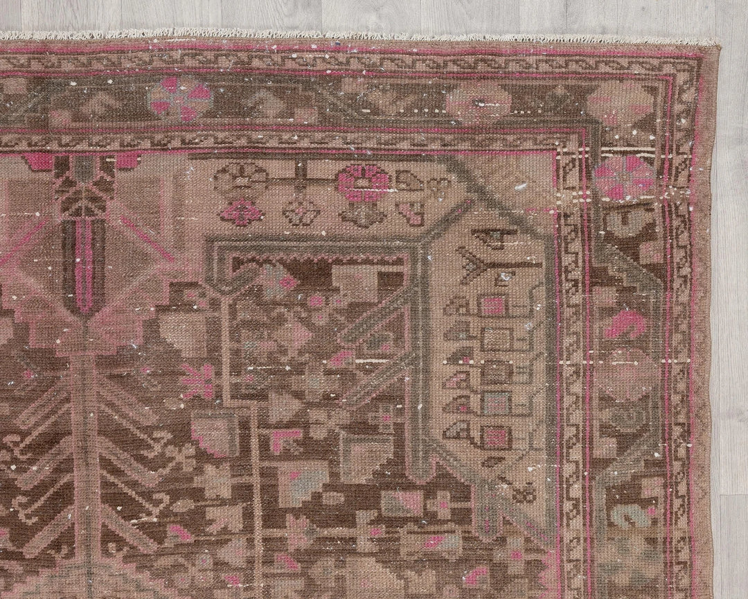 Multicolor Turkish Oushak Rug 5' 2" x 8' 10" Hand-Knotted | No. VR18509