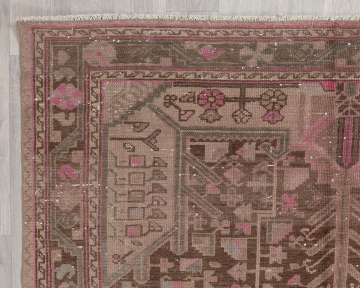 Multicolor Turkish Oushak Rug 5' 2" x 8' 10" Hand-Knotted | No. VR18509