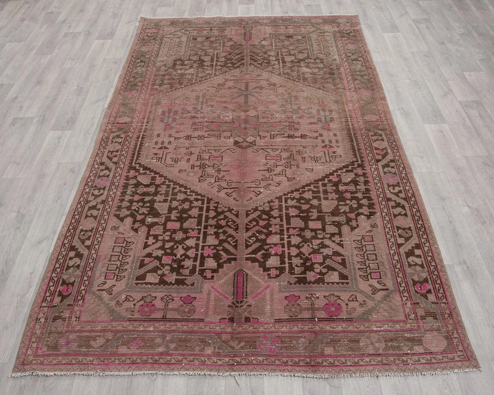 Multicolor Turkish Oushak Rug 5' 2" x 8' 10" Hand-Knotted | No. VR18509
