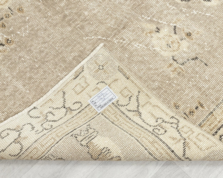 Multicolor Turkish Oushak Rug 3' 8" x 6' 5" Hand-Knotted | No. VR18556