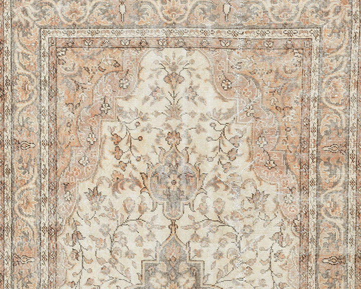 Rust Turkish Oushak Rug 9' 2" x 4' 7" Hand-Knotted | No. VR18607