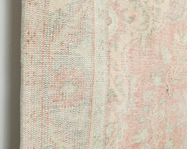 Beige Turkish Oushak Rug 6'1" x 10'4" Hand-Knotted | No. VR19041